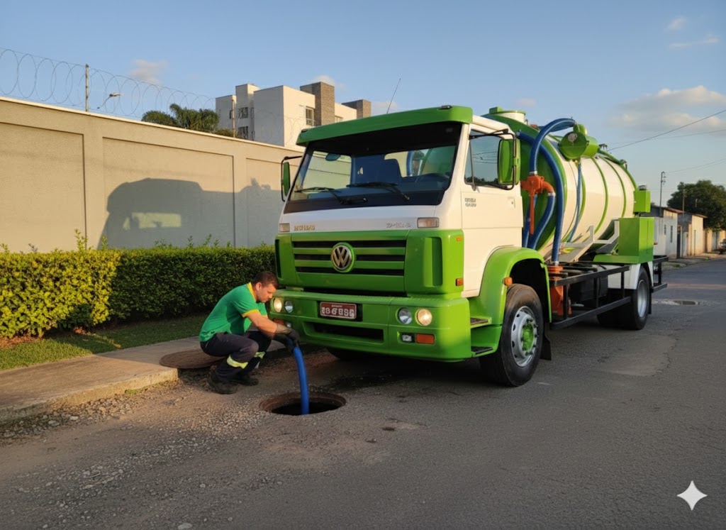 Desentupimento de Rede de Esgoto