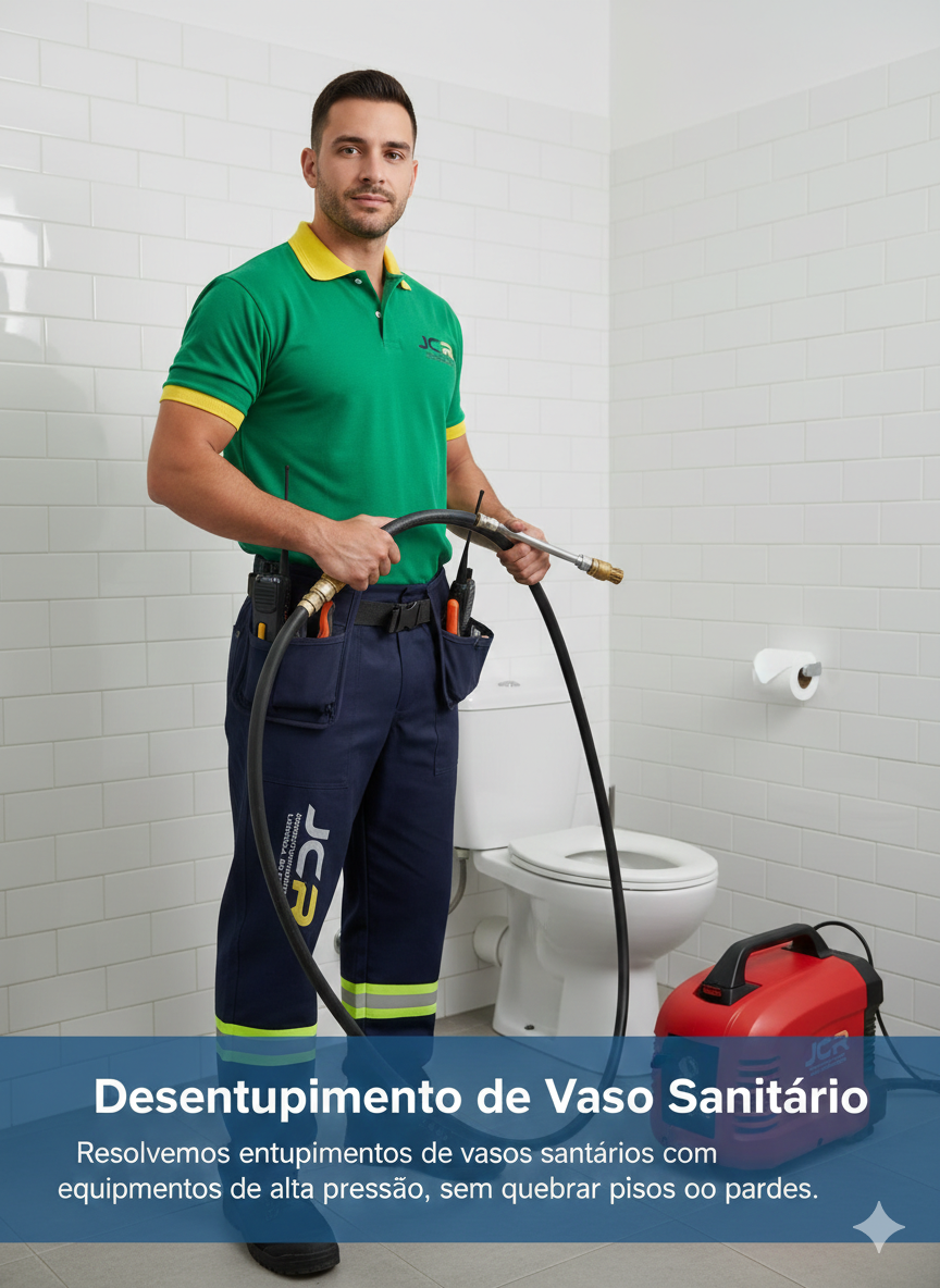 Desentupimento de Vaso Sanitario